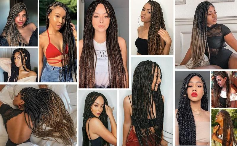 Alrence Pre Stretched Braiding Hair 30 Inch 3 Packs Professional Synthetic Crochet Twist Braids 1B# Natural Look Low Temperature Flame-Retardant Yaki Texture