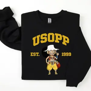 Usopp Sweatshirt, OP Characters Sweatshirt, Anime Sweater, Cartoon Shirt, Anime Gift For Him