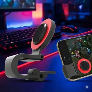 Portable Bluetooth Game Controller for Mobile Gaming | Mini Joystick Handheld Controller | Travel-Friendly Touchscreen Device Accessory | Enhanced Gameplay for Smartphones & Tablets | Compact Gaming Gear