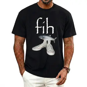 Humorous Fish Meme T-Shirt Featuring Misspelled Fish and Funny Fish Calling Design