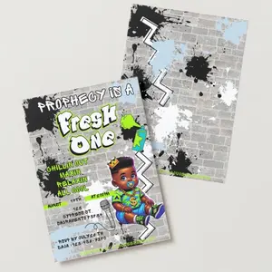 Custom “One Fresh Prince”Party Invitations - Pack of 20