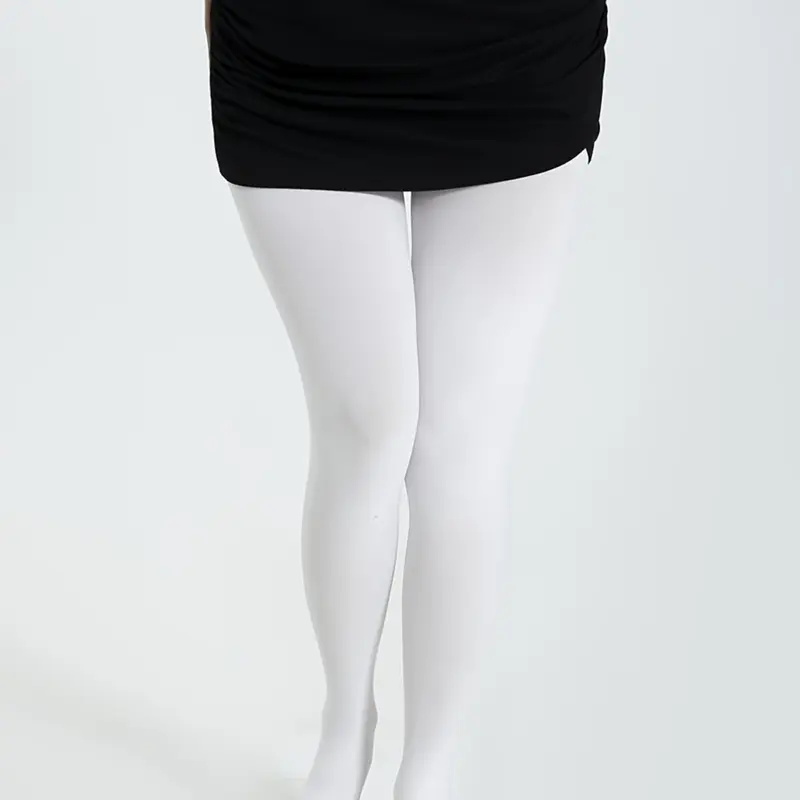 Fashion Women's Sexy Stretchy Fit Plus Size Curvy Soft Smooth Nylon Velvet Tights, Women's Pantyhose, 100D Comfortable Daily Wear, Colorful Vibrant Style, Garment