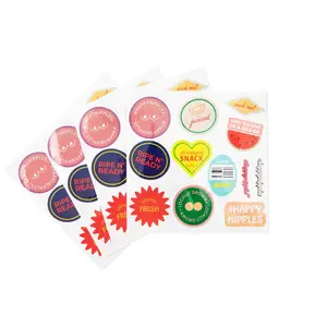 Waterproof Happy Nipples Decorative Vinyl Sticker