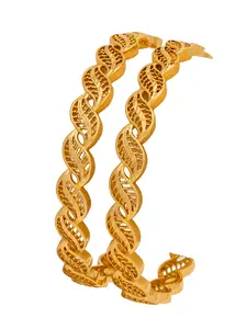 Women's Elegant Solid Cuff Stackable Bracelets Wavy Cuff Bangle, Middle Eastern Style, Copper Alloy, All Seasons Jewelry Gift for Teachers Day Graduation