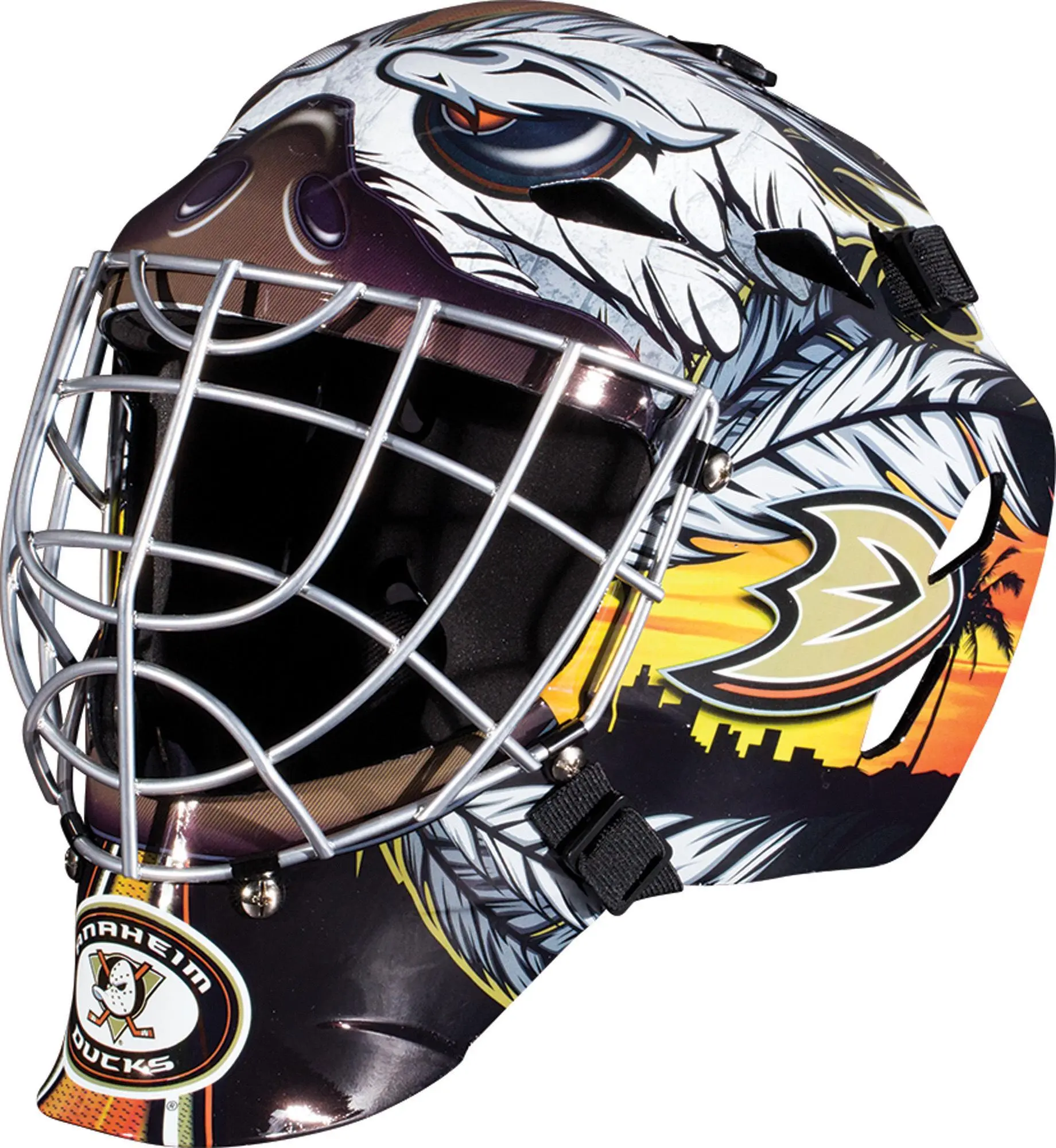 Anaheim Ducks Unsigned Franklin Sports Replica Goalie Mask