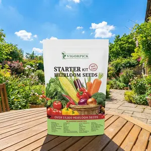 [Flash Sale 50% OFF] Heirloom Planting Vault - 35 Selection Kit for Indoor Cultivating & Growing Sustainable Herbs Traditional Vegetable Mix Amazing Growing Gift for Each Beginner Gardener