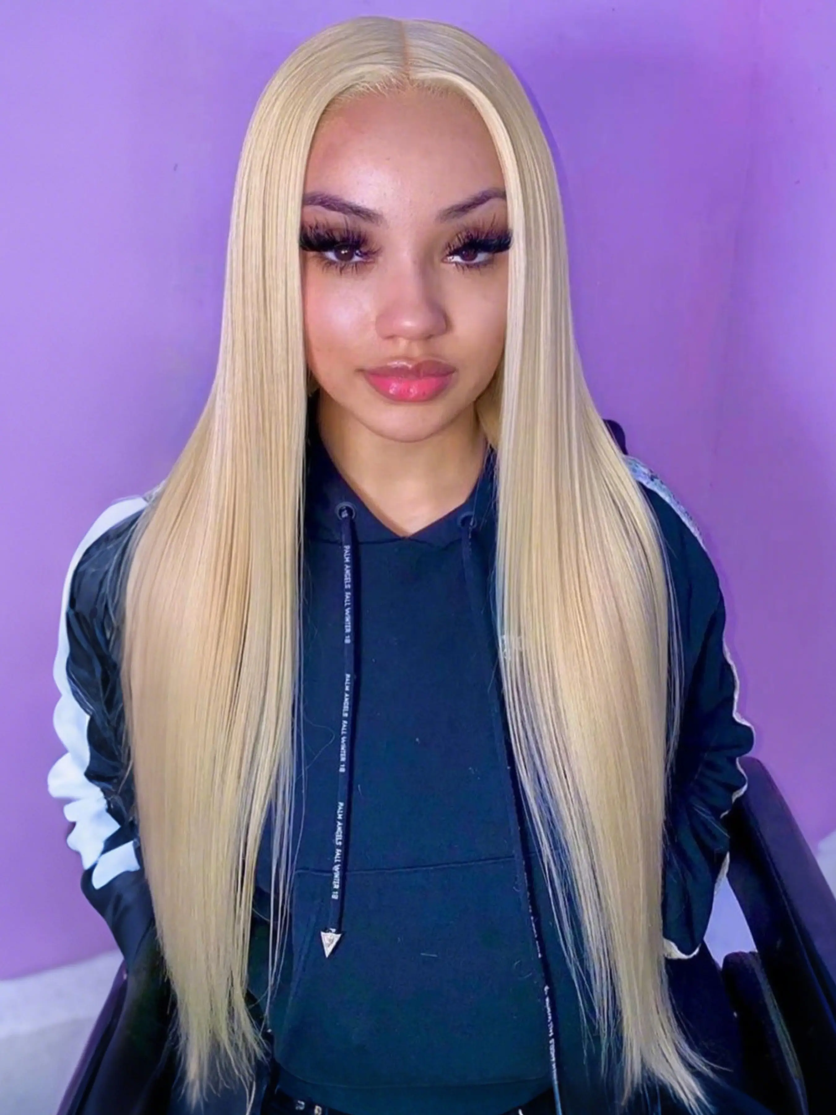 Beige 13x4 Lace Front Wig Pre Plucked Hairline Heat Resistant Synthetic Wig Valentine’s Day Dating Look Straight Wig for Women Everyday Wear Work School Valentine’s Gift Present 28 Inch Frontal Wig