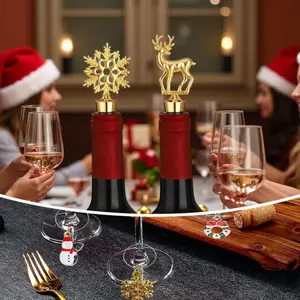 Reusable Silicone Wine Bottle Caps, Leak-Proof and Freshness Design, Durable Silicone Material, Perfect for Wine Lovers and Parties