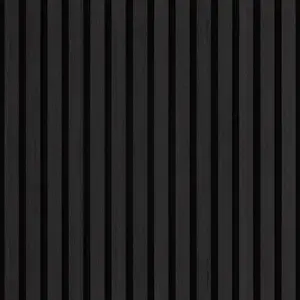 AFD Luxury Black Oak Acoustic Slat Panel 108.25" Sample