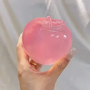 Green Apple-shaped Moldable Slow-rebound Squeeze Toy