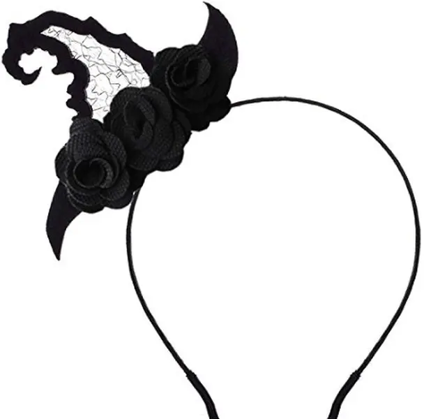 Halloween Spider Ghost Pumpkin mini witch hat Hair Hoop Cosplay Devil Headband