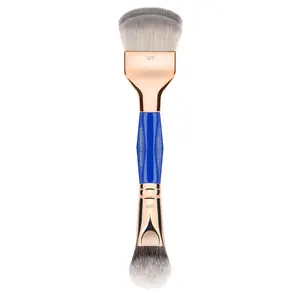 Bdellium Tools Professional Makeup Brush Golden Triangle 973 Double-Ended Large Rounded Double Dome Blender / BDHD Phase II with 972/968 double-ended