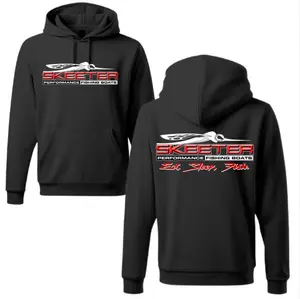 Skeeter Boats Vintage Streetwear Fishing Hoodie, Performance Graphic Pullover, Soft Cotton Blend Outdoor Hoodie for Men & Women, Fishing Enthusiast Gift