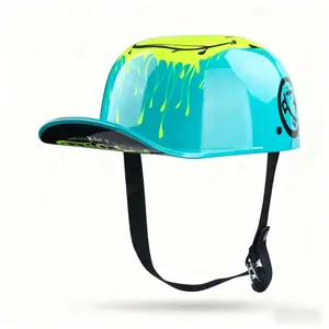 Classic Retro Baseball Cap Style Helmet Casual Summer Safety Headgear for Men Women E-bike Harley Motorcycle Riding