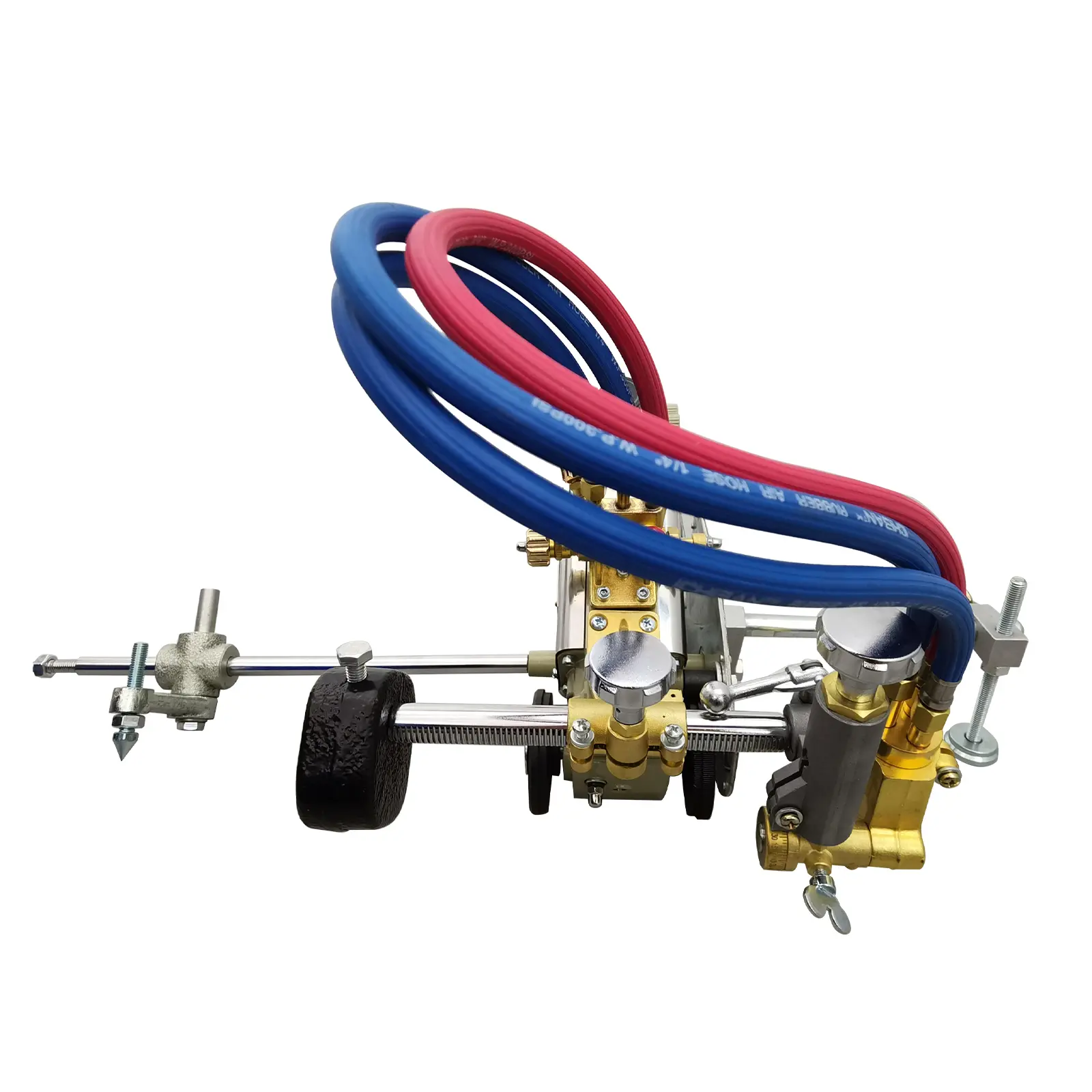 YOKOMA 110V HK-30A Portable Gas Cutting Machine Track Torch 0.2IN-1.2IN (6-30MM) Cutting Thickness Flame Cutting Machine Metal Cutting/Beveling