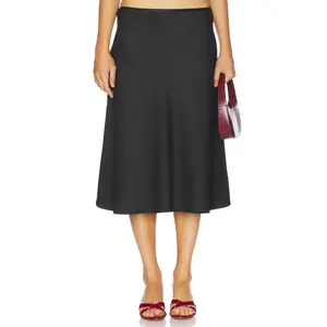 Runaway The Label Leanna Midi Skirt in Black