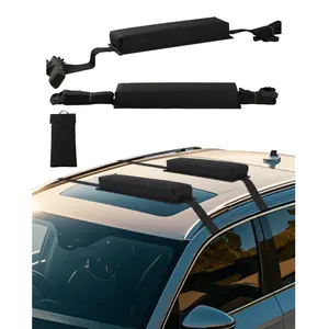 【Summervibes】VEVOR Soft Roof Rack Pads, 15.5-Inch Universal Car Roof Rack Pads, 176LBS Loading Capacity Luggage Kayak Carrier with Portable Storage Bag for SUP Canoe Snowboard Paddle Board Surfboard