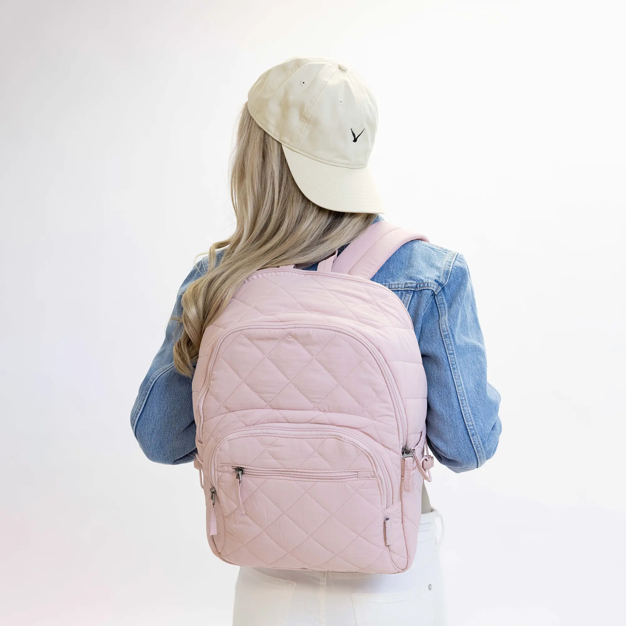 Lightweight Quilted Puffer Backpack Laptop Daypack Travel Hiking Gym Puffer Sling Bag Bagtopia - Quilted Crossbody Chest Bag For  main image 3