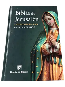 Biblia de Jerusalen Latinoamericana En Letra Grande Hardcover 12-point Font Bible Paper 30 g/m² with Introductions Notes and Parallels