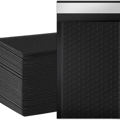 Padded Mailing Envelopes, 4x7 in Plastic Shipping Envelopes (Polyethylene) - Pack of 50 Opaque Self-Seal Adhesive Waterproof Bubble Bags for Home Supplies Storage, Shipping & Packaging