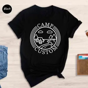 Custom Camp T-Shirt, Camping Shirt, Camp Squad Tee, Summer Shirt, Group Trips Shirt