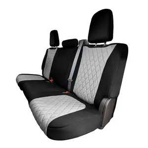 Chevrolet Silverado 1500 2500HD 3500HD RST | LTZ | HIGH COUNTRY  2019-2023 -  Rear Set Seat Covers - Gray Ultraflex Neoprene