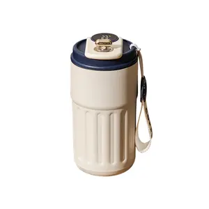 316 Stainless Steel Travel Mug with Temperature Display - Vacuum Insulated for Hot & Cold Coffee, All-Season Drinkware Flask