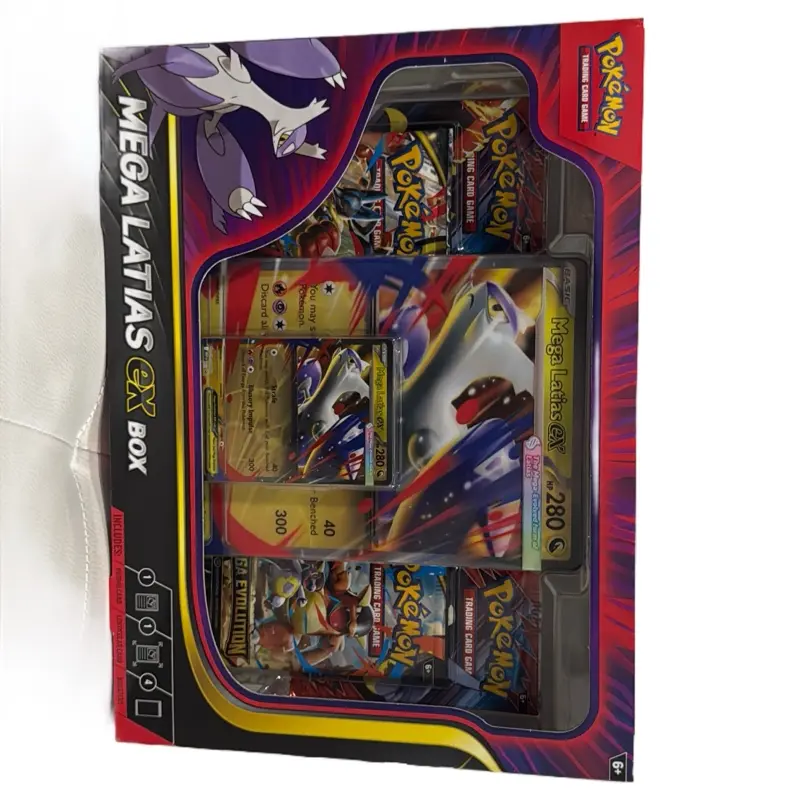 Pokmon TCG: Mega Latias ex Box - Includes Foil Promo Card, Oversize Lenticular Card, 4 Booster Packs - Sealed Legendary Power & Speed Pack - TikTok Shop Pokmon TCG: Mega Latias ex Box - Includes Foil Promo Card, Oversize Lenticular Card, 4 Booster Packs - Sealed Legendary Power & Speed Pack - TikTok Shop