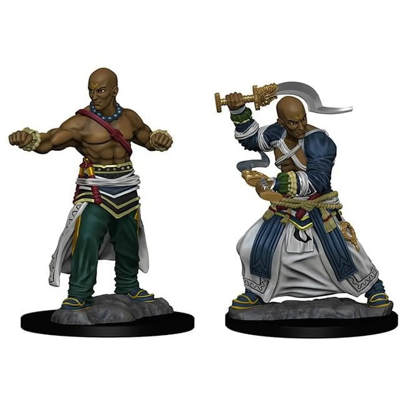 WizKids WZK72612 Pathfinder Deep Cuts Human Male Monk W1 Miniature