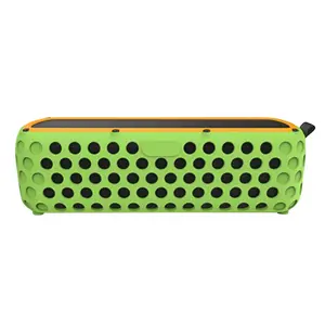 Solar-Powered Portable Speaker, 2400mAh Battery, Built-in Flashlight, IPX-6 Water Resistant, Wireless Bluetooth-compatible, Long Playtime, Outdoor Camping