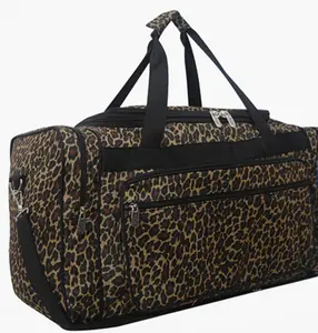 Leopard Print 23" Weekender Duffel Bag