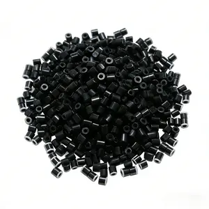 1000 pieces of spliced bean fuse beads - black fuse beads for crafts, bulk filling kit.