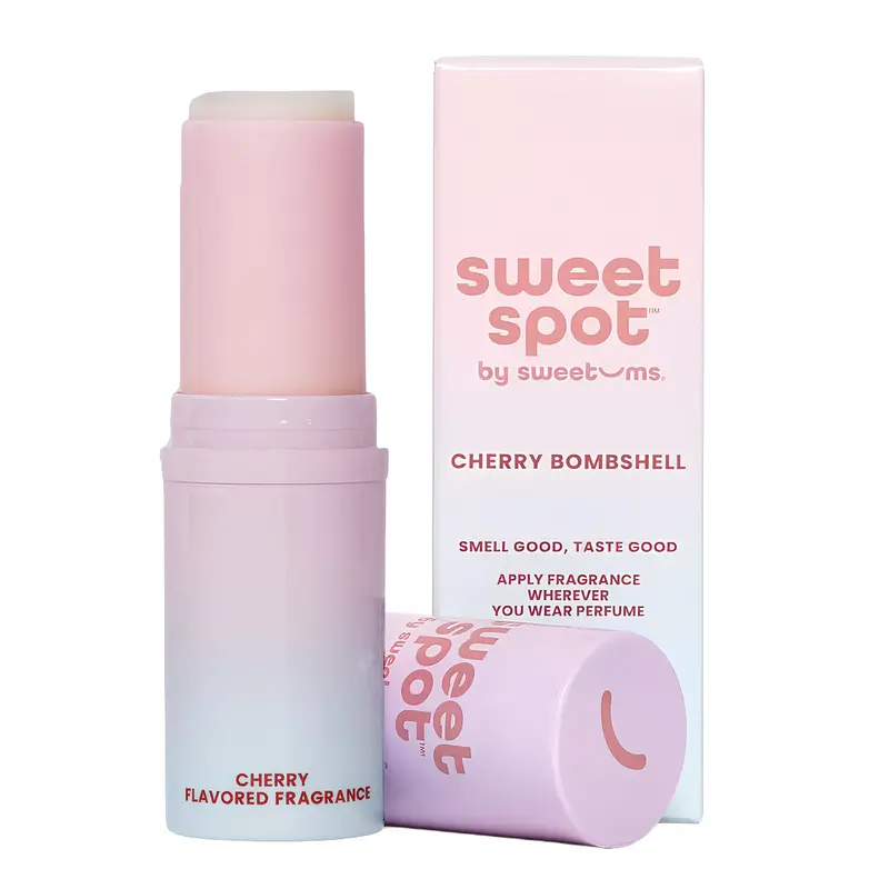 [Sweet Spot] Cherry Bombshell Flavored Solid Fragrance | Scented & Flavored Irresistible Cherry Perfume | Kissable Fragrance | Paraben Free, Mess Free, Gourmand Scent, Top Selling Perfume