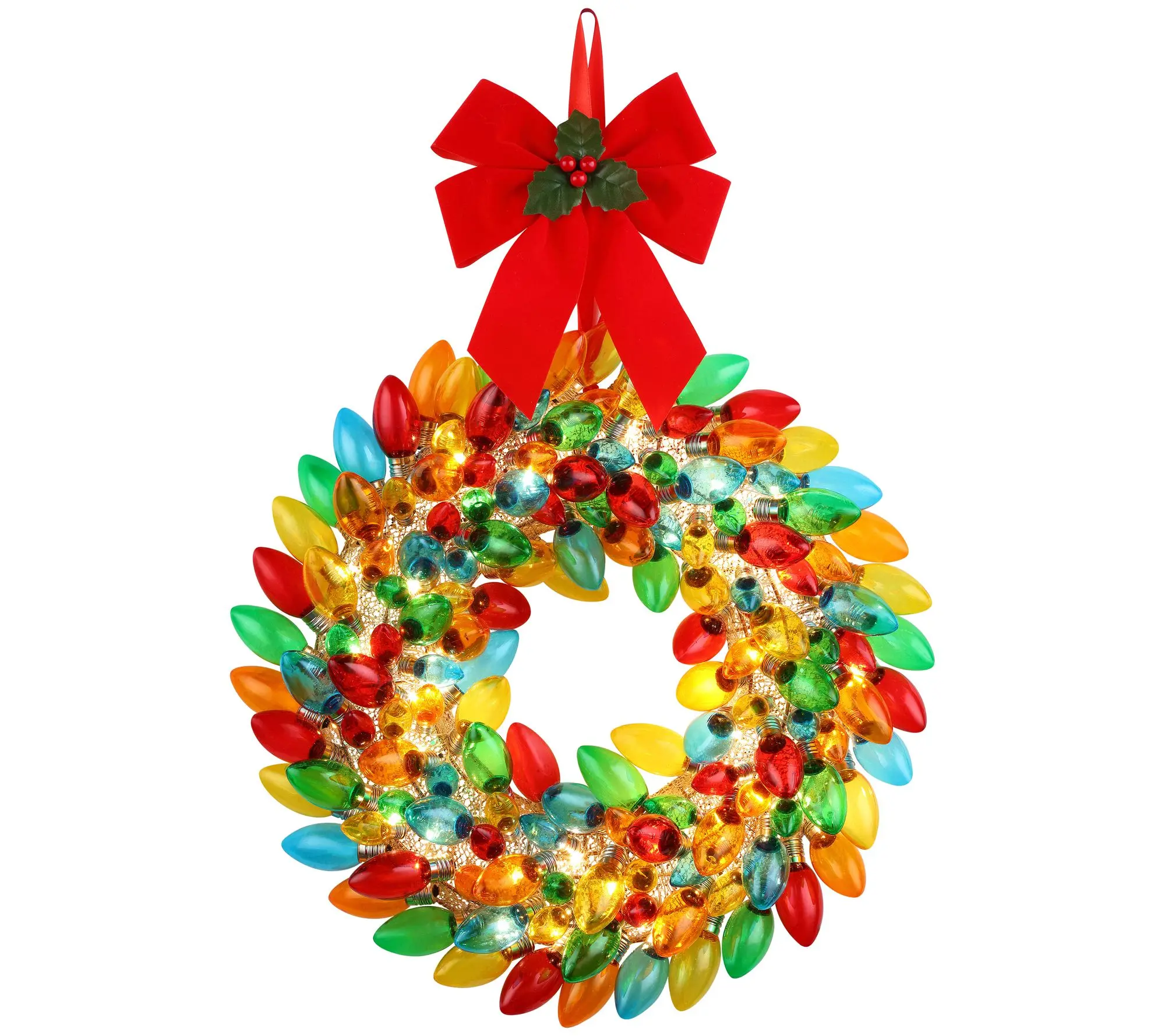 Mr. Christmas Nostalgic  17" C9 Bulb Wreath