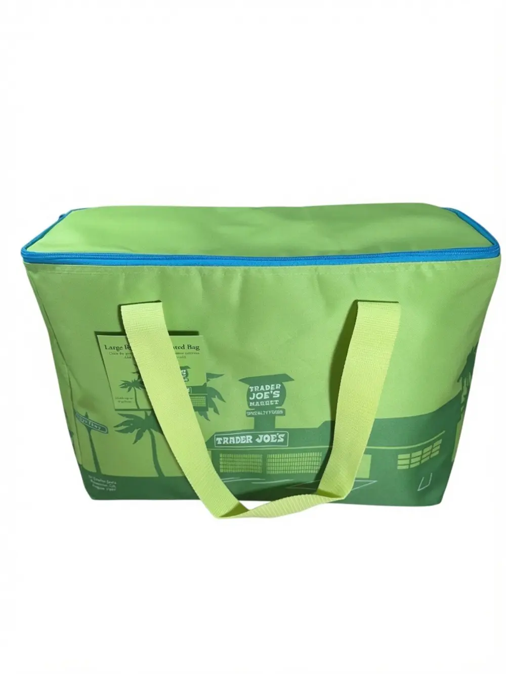 Large insulated tote — your cold-chain hero for every haul.    Lime Green colorway — Summer 2026 edition, bold & eye-catching  Insulated interior — keeps cold items cold for hours  Large size.  Limited Edition — grab it before it's gone!