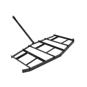 Fathersdaygift VEVOR Drag Harrow, 84 Width Tow Behind Drag Harrow, Q235 Steel Driveway Grader with Adjustable Bars Pin Hitch, Support up to 50 lbs, Tractor Driveway Harrow for ATVs, UTVs, Garden Lawn Tractorsdealsforyoudays