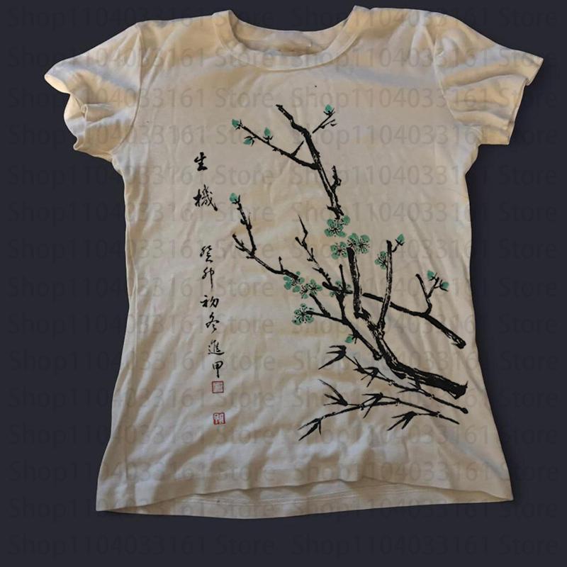 Female Clothing Crop Top Women Y2k Style Aesthetic Graphic Tees 90s Vintage Casual Short Sleeve T-Shirts Grunge Baby Tees Gothic Summer Cool Printing Tees Clothes Spring Woman Emo Kpop Aesthetic Clothing 2000s Tops Emo Anime Girl Kawaii