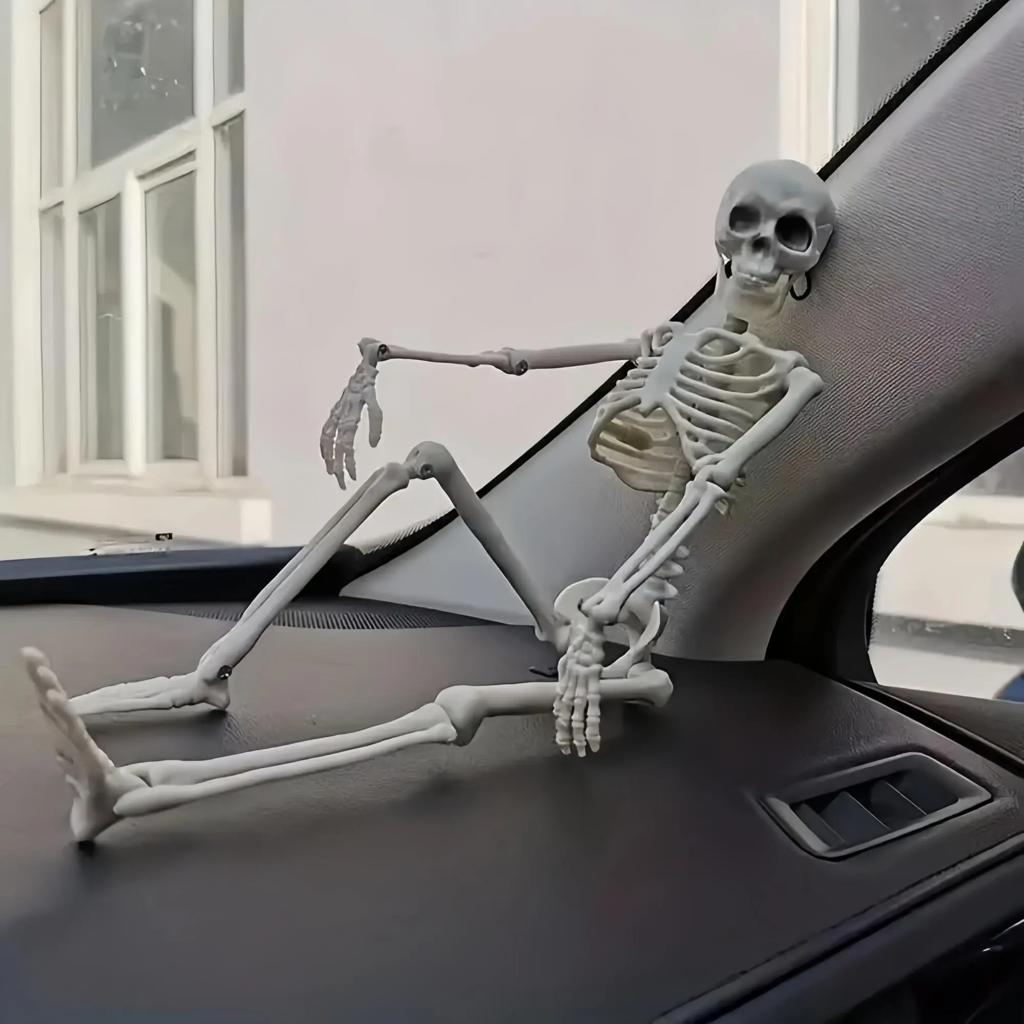 Skeleton Car Interior Decoration, Creative Car Dashboard Ornament, Car Desktop Decor, Car Interior Decoration Accessories for Women & Men, Halloween, Car Interior Ornaments, Car Decorations Interior