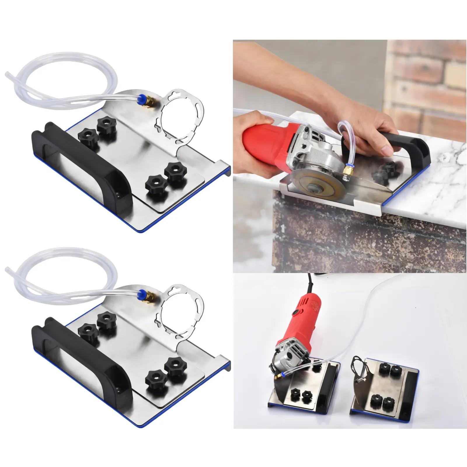 45 Degree Tile Chamfering Tool - Angle Grinder Stand for Tile 45° Chamfer Cutting, Type 100 Angle Grinder Attachment, Angle Grinder Tool for Cutting C