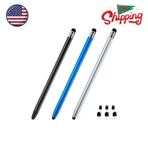 Stylus Pen for Touchscreen, 3pcs High Sensitivity and Precision Stylus Pen Black/Silver/Blue