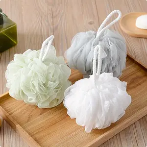 1pc Bath Ball, Bath Shower Sponge Bath Mesh Pouf Shower Ball Body Scrubber Bath Sponge