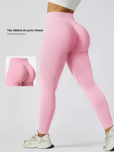 Women's sports pants tight pants high elasticity seamless high waist abdominal compression hip lifting yoga pants outdoor running cycling gym training daily travel women's tight pants Athleisure Fitness Leggings