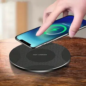 10W Ultra-thin Wireless Charger Pad Stand, Fast Charging Dock, Desktop Mobile Phone Fast Charging Station, Phone Accessories for iPhone 16 15 14 13 12 11 8 XR Samsung Xiaomi