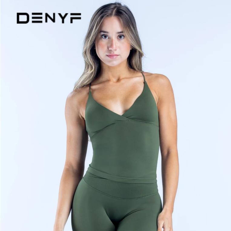 Seamless 2 Piece Activewear Set for Women, Halter Longline Bra + High Waist Leggings for Gym Yoga