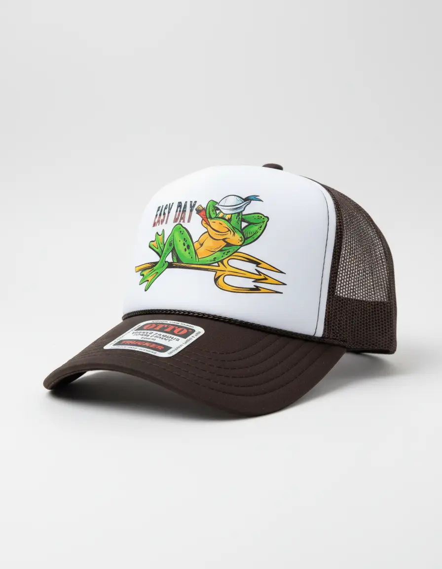 Freddy the Frog “Easy Day” Foam Trucker Hat.