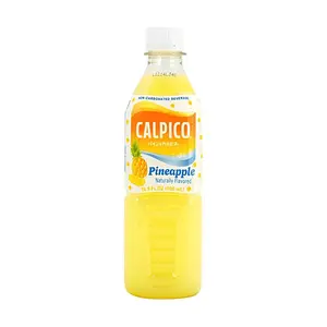 CALPICO Japanese Pineapple Flavor Lactic Acid Bacteria Drink 500ml - Refreshing Non-Carbonated Beverage