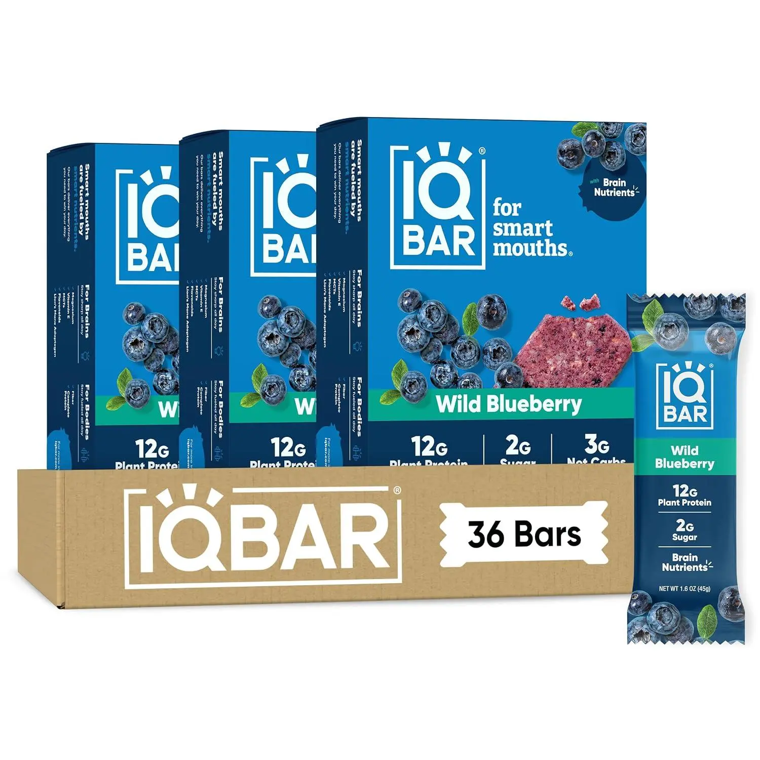 IQBAR Clean Plant Protein Bars, Sampler 7-Count | Protein Snack | High Fiber, High Protein, Low Sugar, Clean Label Project Certified | Gluten Free, Dairy Free, Vegan, Keto, Soy Free