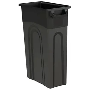 212 MAIN 23gal Slim Line High-Capacity High-Boy Size Black Storage Container - Organizing Solution for Baby & Maternity Room Furniture