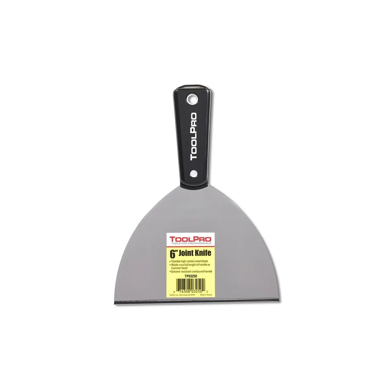 ToolPro 6 in. Hammer Head Joint Knife, Professional Drywall Tool for Hand Tool Applications, Drywall Tools