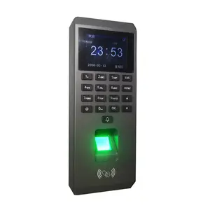 Fingerprint Recognition Access Control All in One Office Employee Clock In Out Zhongde Recognition C21 USB TCP IP WIFI
